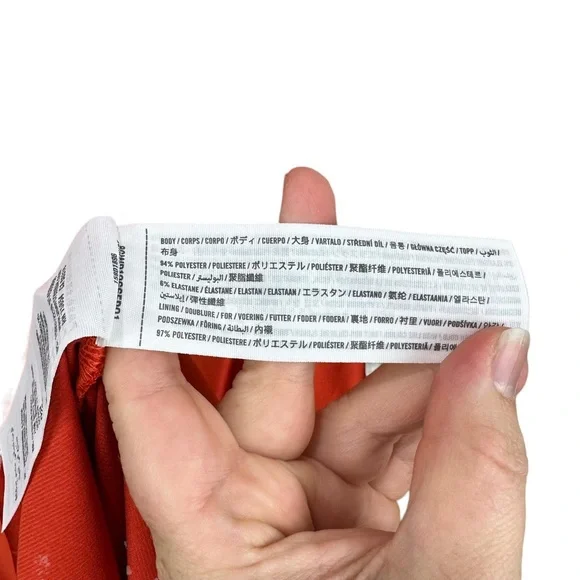 NWT Abercrombie & Fitch Satin Slip Midi Halter Dress - Picture 6 of 7